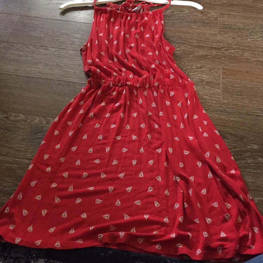 Red dress